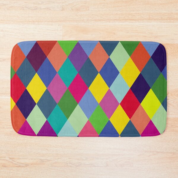 Item preview, LGBTQ 60s Retro Diamond Design Pattern (Large Diamonds) designed and sold by It's On Backwards.