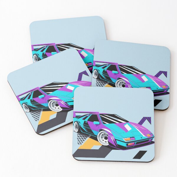 Item preview, Purple and Blue Race Car designed and sold by CosmicMedium.