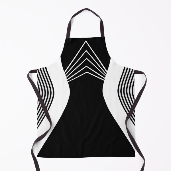 Item preview, The hourglass optical Illusion with black and white stripes original minimalist designed and sold by Form-n-function.