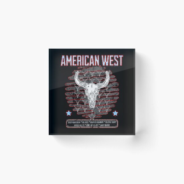 Item preview, Western Cow Skull American West designed and sold by artfulnotebook.