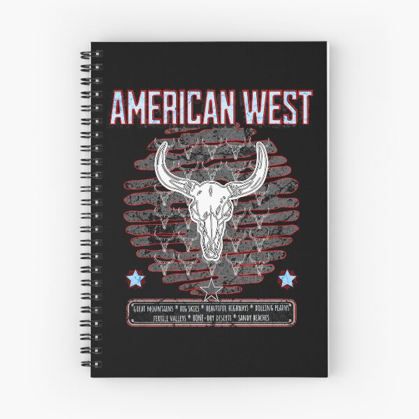 Item preview, Western Cow Skull American West designed and sold by artfulnotebook.