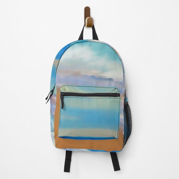Item preview, Escape to the Sea - Tranquil Sandy Beach Landscape Painting designed and sold by emmtayloor.