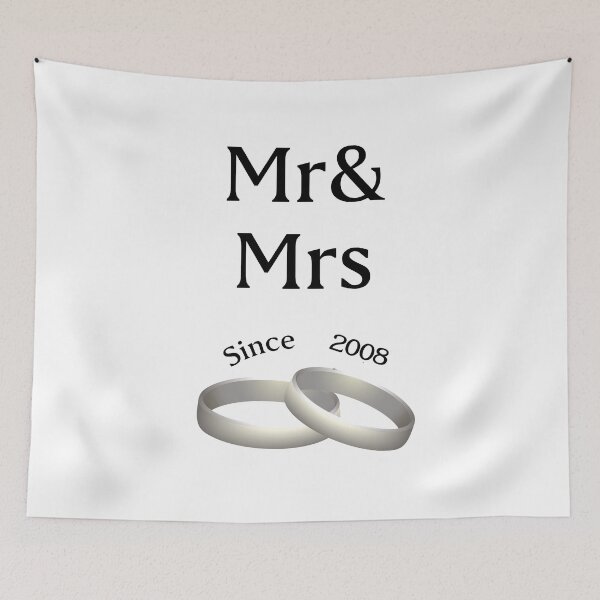 Item preview, 9th anniversary matching Mr. And Mrs. Since 2008 designed and sold by Seas Wanda.