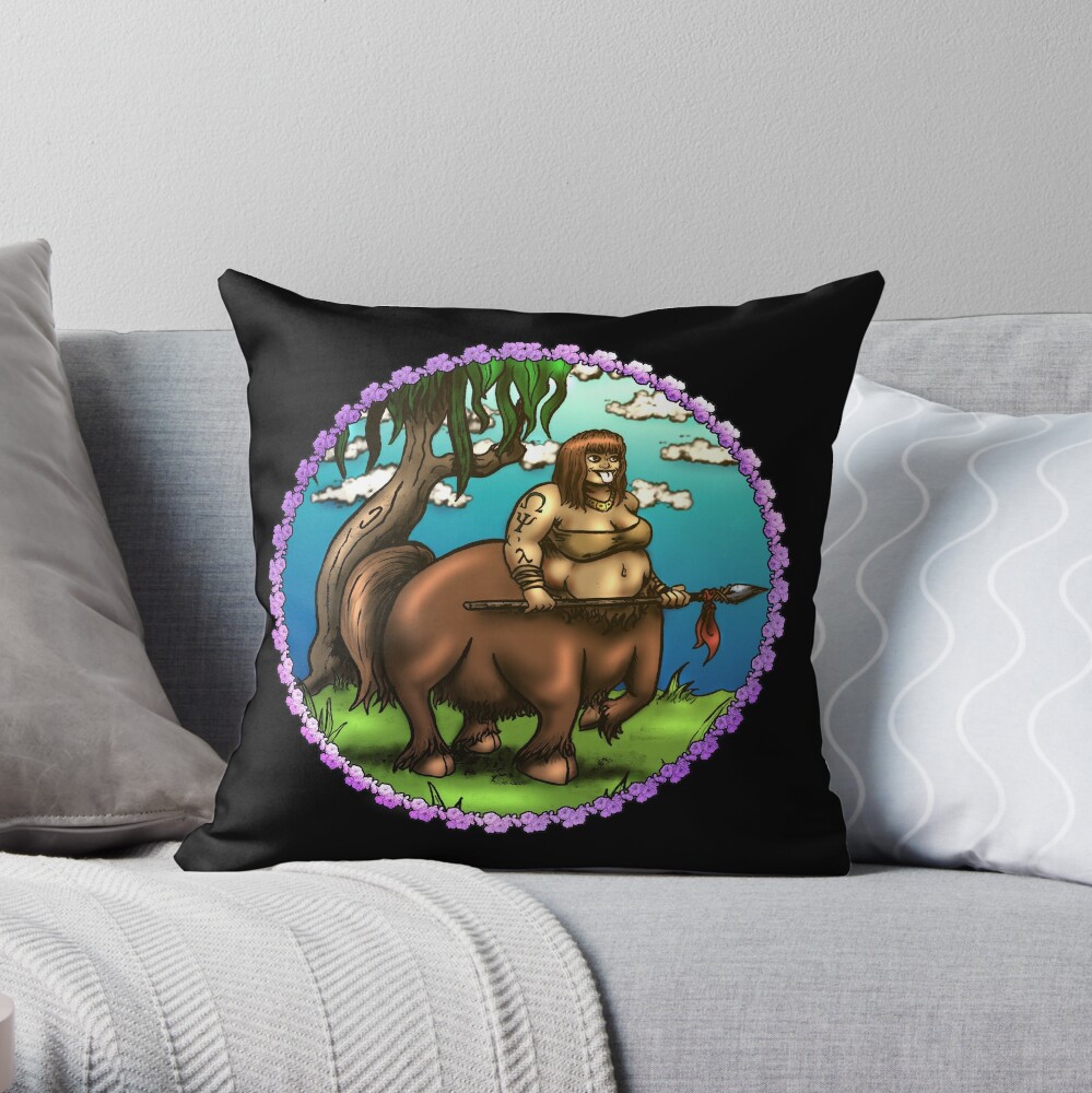 Centaur body outlet pillow