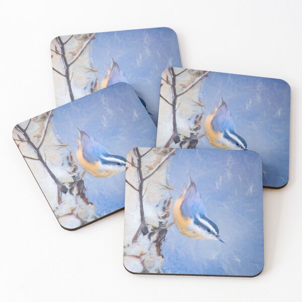 Item preview, Red-Breasted Nuthatch - Original Art designed and sold by alpendesigns.