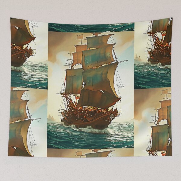 Item preview, The Speedy Dead Man’s Raft Pirate Ship designed and sold by the-alfiere.