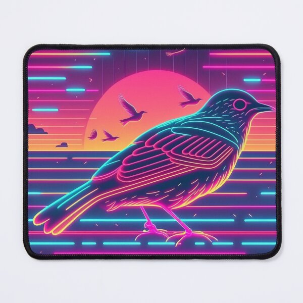 Item preview, A bird drawn with purple lines designed and sold by Ahmed farouk.