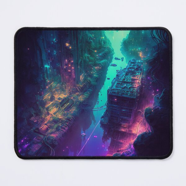 Item preview, Cyberpunk The City Trench designed and sold by AICreateWorlds.