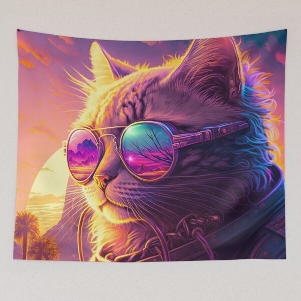 Item preview, Cat wearing glasses designed and sold by Ahmed farouk.