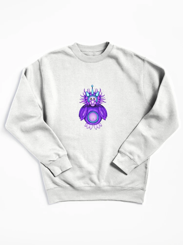 Thumbnail 1 von 6, Pullover, Cute funny Electriibirbii Creepy Cuteling © 2022 Karen-Anne Geddes designt und verkauft von Karen-Anne Geddes.