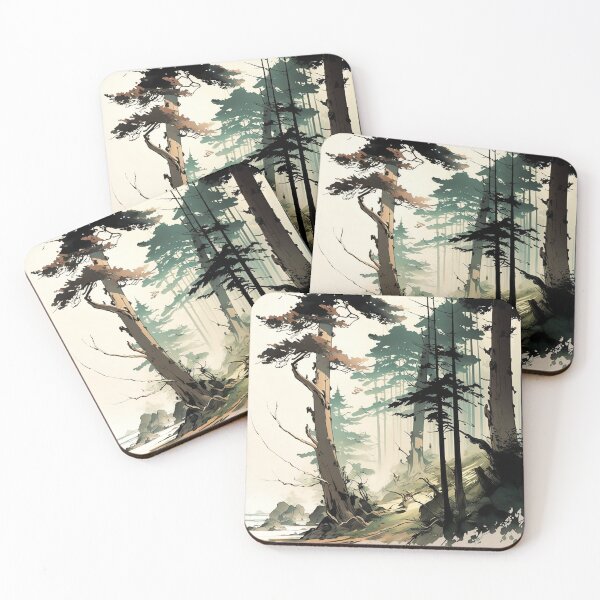 Item preview, Serene Evergreens on the Coast designed and sold by Electric-Llama.