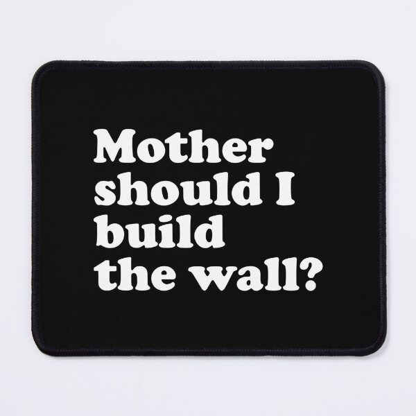 Item preview, Should I build the wall? (white) designed and sold by didijuca.