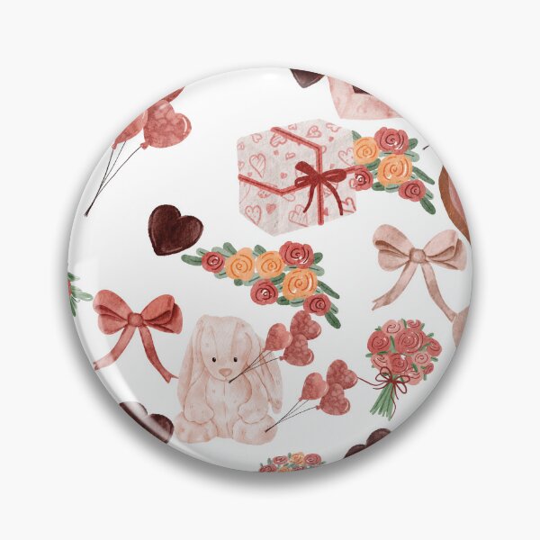 Item preview, Watercolor Cute Valentines Bunny designed and sold by ORIGENcreate.