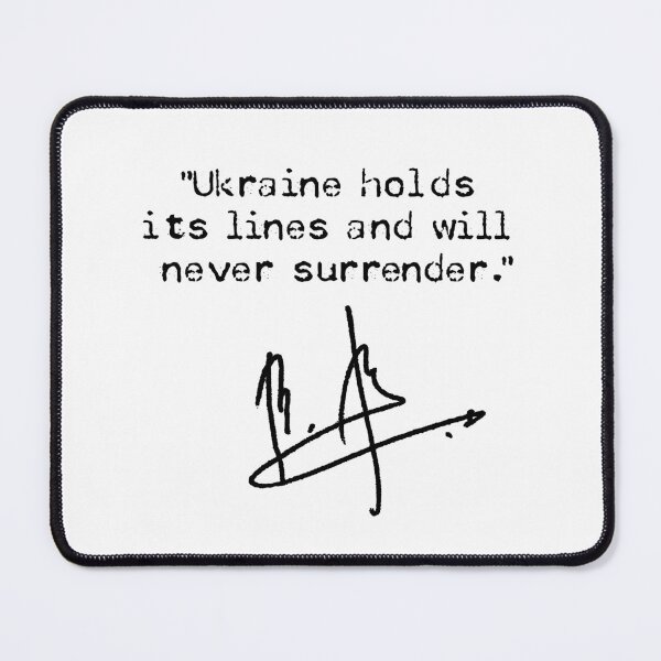 Item preview, Ukraine holds its lines and will never surrender. (black) designed and sold by Thelittlelord.