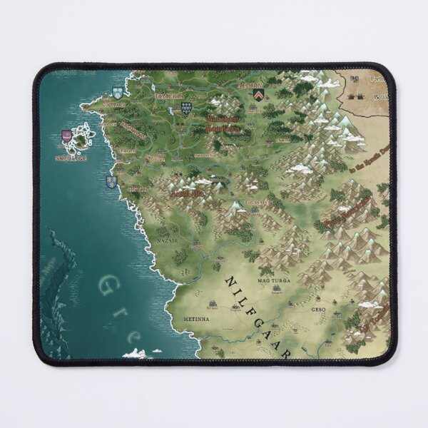 Item preview, Witcher Map - The Northern Kingdoms, Nilfgaardian Empire designed and sold by boojun.