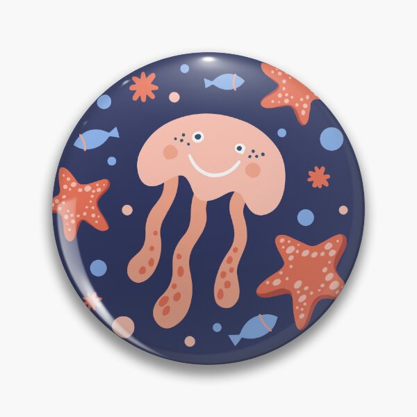 Aperçu de l'œuvre Méduses et étoiles de mer drôles de bande dessinée. créée et vendue par KO-SIM.
