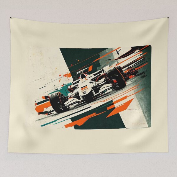 Item preview, Formula 1 Dreams -4- | Abstract Poster designed and sold by Mitch-Angelo.
