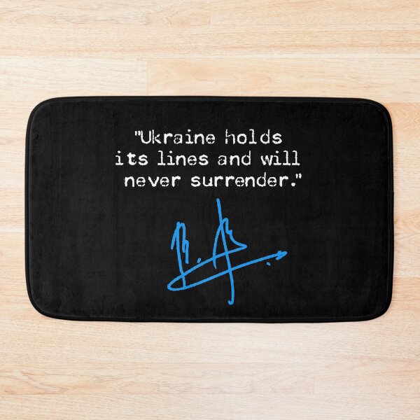 Item preview, Ukraine holds its lines and will never surrender. (white blue) designed and sold by Thelittlelord.