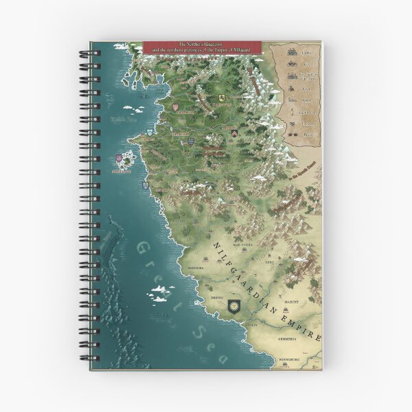 Item preview, Witcher Map - The Northern Kingdoms, Nilfgaardian Empire   designed and sold by boojun.
