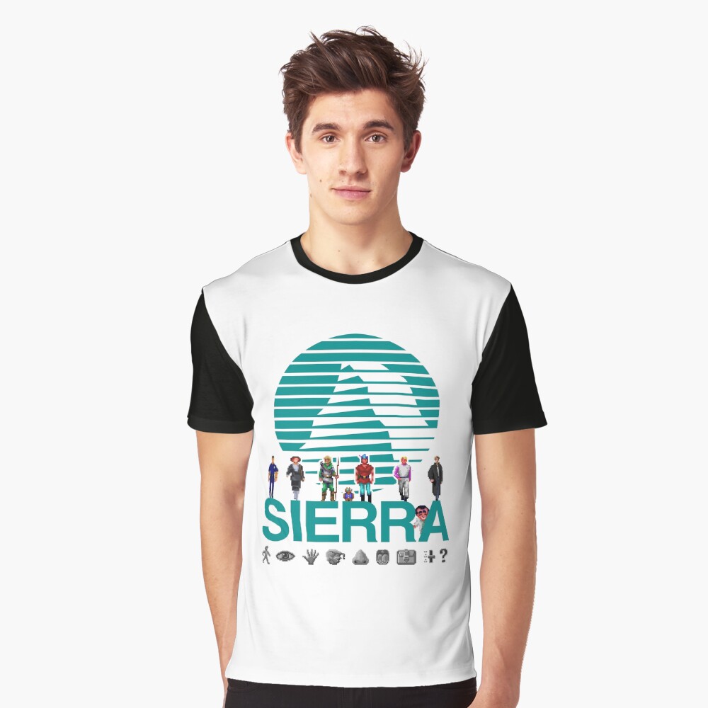 Sierra Online Logo (AQUA BLUE) - Gaming Heroes and Icons - Point and Click  Graphic Adventure PC Games! | Mounted Print