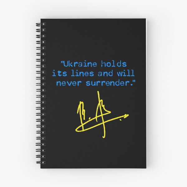 Item preview, Ukraine holds its lines and will never surrender. (blue yellow) designed and sold by Thelittlelord.