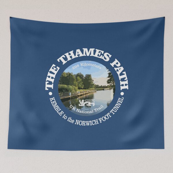 Item preview, Thames Path (rd) designed and sold by curranmorgan.