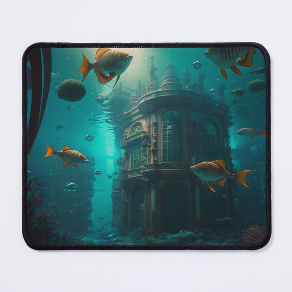 Item preview, Cyberpunk Underwater Museum designed and sold by AICreateWorlds.