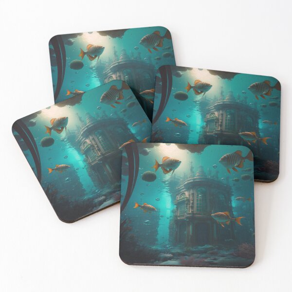 Item preview, Cyberpunk Underwater Museum designed and sold by AICreateWorlds.