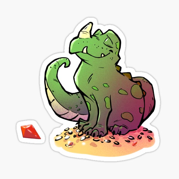 Happy dragon Sticker