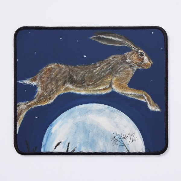 Item preview, Hare jumping over the moon designed and sold by Debbie’s Sketchbook.