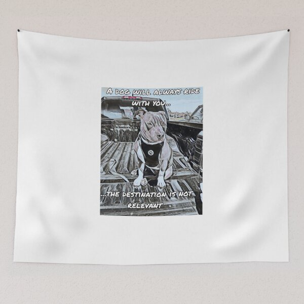 Item preview, pittie de nariz azul en una camioneta designed and sold by epicevolution.