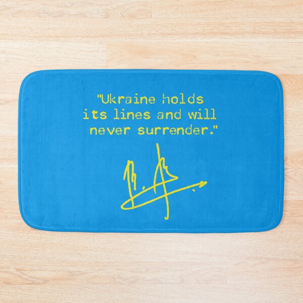 Item preview, Ukraine holds its lines and will never surrender. (yellow) designed and sold by Thelittlelord.