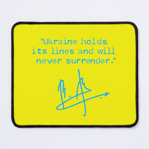 Item preview, Ukraine holds its lines and will never surrender. (blue) designed and sold by Thelittlelord.
