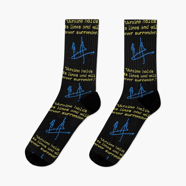 Item preview, Ukraine holds its lines and will never surrender. (blue yellow alt) designed and sold by Thelittlelord.