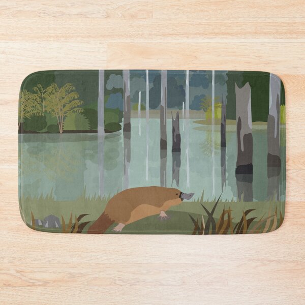 Item preview, Australian platypus in marshland designed and sold by perfektdesign.