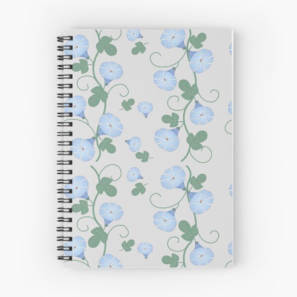 Artikelvorschau, Blaue nachgestellte Petunien-Blumen auf Silber entworfen und verkauft von PegasusDesigns.