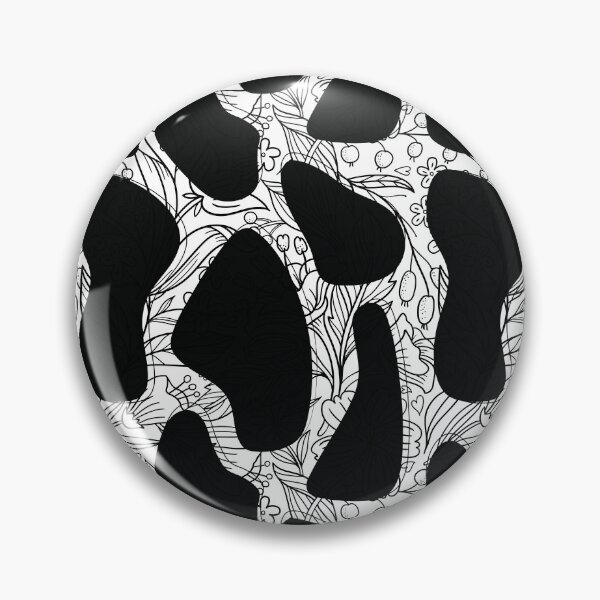 Item preview,  Cow Spots clipart black and white pattern designed and sold by mystylecorner.