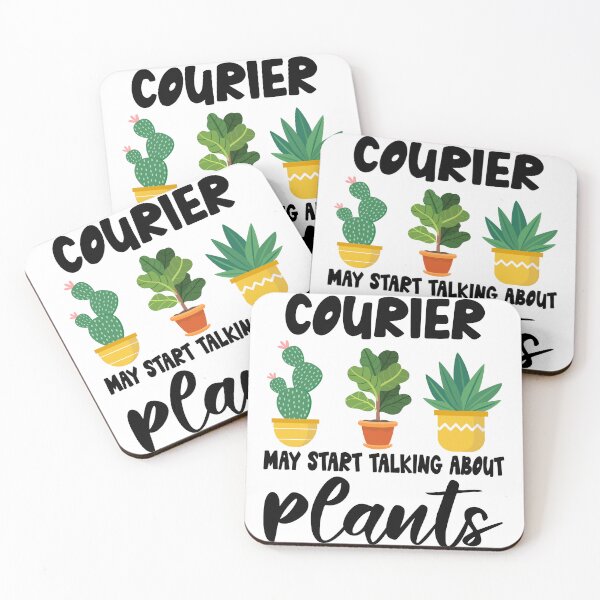 Item preview, courier May Start Talking About Plants, courier Gardening PLants Design Quote designed and sold by Dogs Geeky⭐⭐⭐⭐⭐.