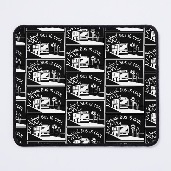 Item preview, School Bus is Cool - Black and White Design designed and sold by bobcrochets.