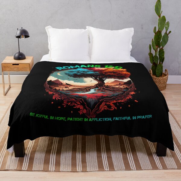 Item preview, Dynamic Eye-Catching Vibrant Tree Design - Romans 12:12 designed and sold by Art4Christ.