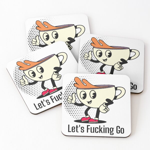 Item preview, Coffee Lover - Let's Fucking GO designed and sold by MyMerch4u.
