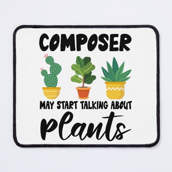 Item preview, Garden composer Birthday Present, composer Plant Lover Tee shirt designed and sold by Dogs Geeky⭐⭐⭐⭐⭐.