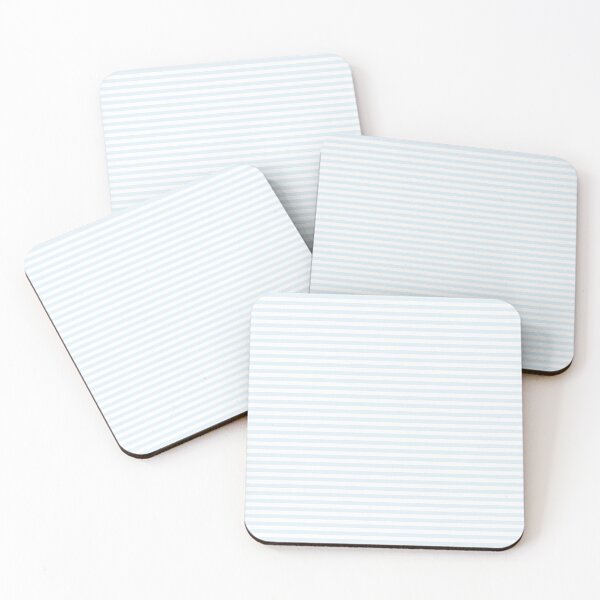 Item preview, PALE BLUE and WHITE Horizontal PINSTRIPES designed and sold by RachelMacht.