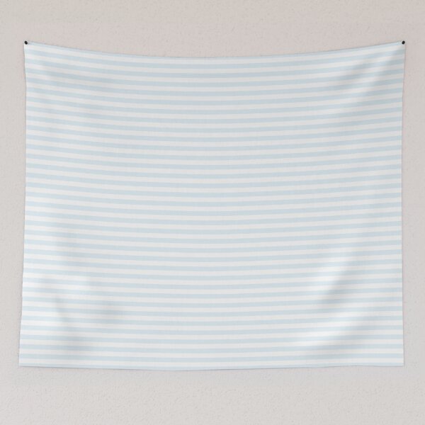 Item preview, PALE BLUE and WHITE Horizontal PINSTRIPES designed and sold by RachelMacht.