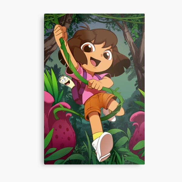 Dora the Rock explorer Metal Print