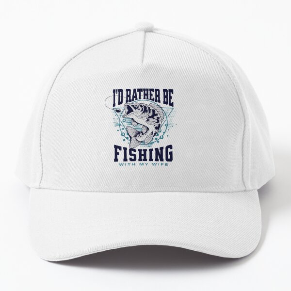 I'd Rather Be Fishing With My Wife - Funny Fishing Saying Quotes - Funny Gifts  For Fishing Lover - Fishing Gifts For Men Sticker for Sale by get2cre8