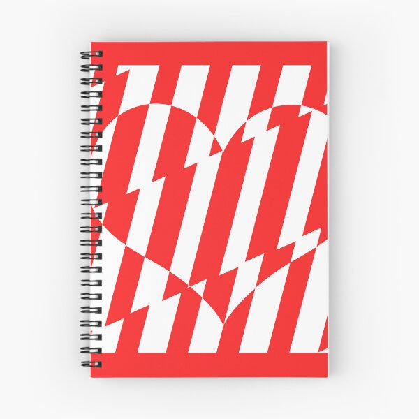 Item preview, Bold Abstract Red & White Stripes Modern Valentine Heart Design designed and sold by Sandy Richter.