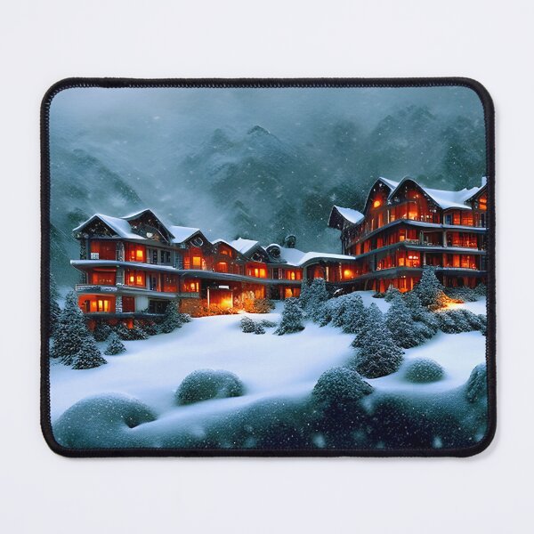 Item preview, Eerie Mountainside Hotel designed and sold by Fractal Journeys, etc. .