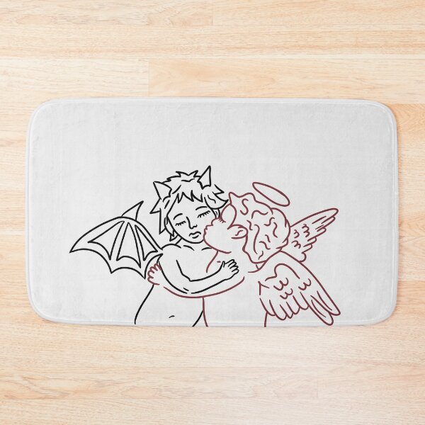 Item preview, angel kissing devil designed and sold by moonna designs.