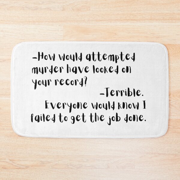 Item preview, How would attempted murder have looked on your record, terrible, Morticia Wednesday Netflix quote  designed and sold by FairyOfCherries.